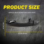 Rear Right Door Handle for Toyota Corolla (2014–2019) Black
