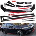 Front Bumper Lip Splitter Spoiler for Honda Accord Coupe Sedan