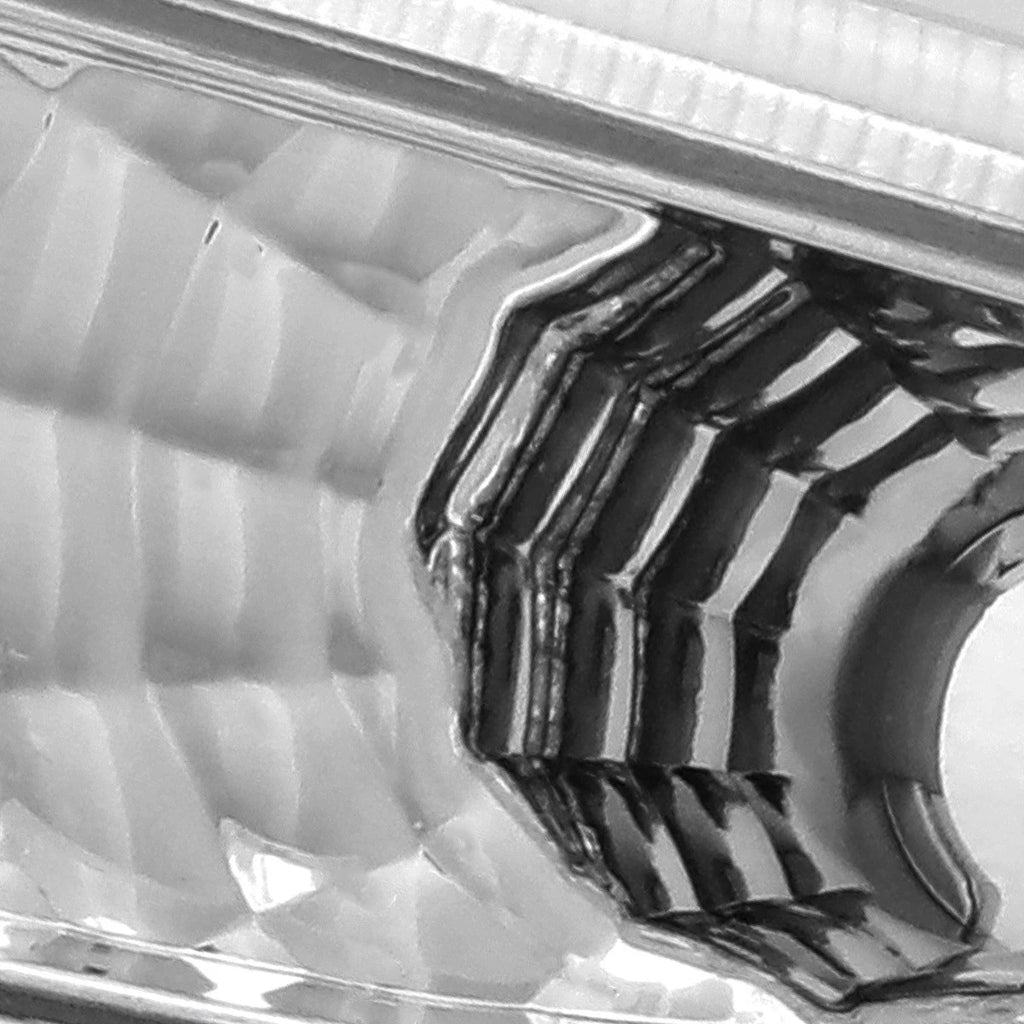 Pair Chrome Housing Front Side Bumper Lights for Mercedes W203 C-Class (2001–2007)