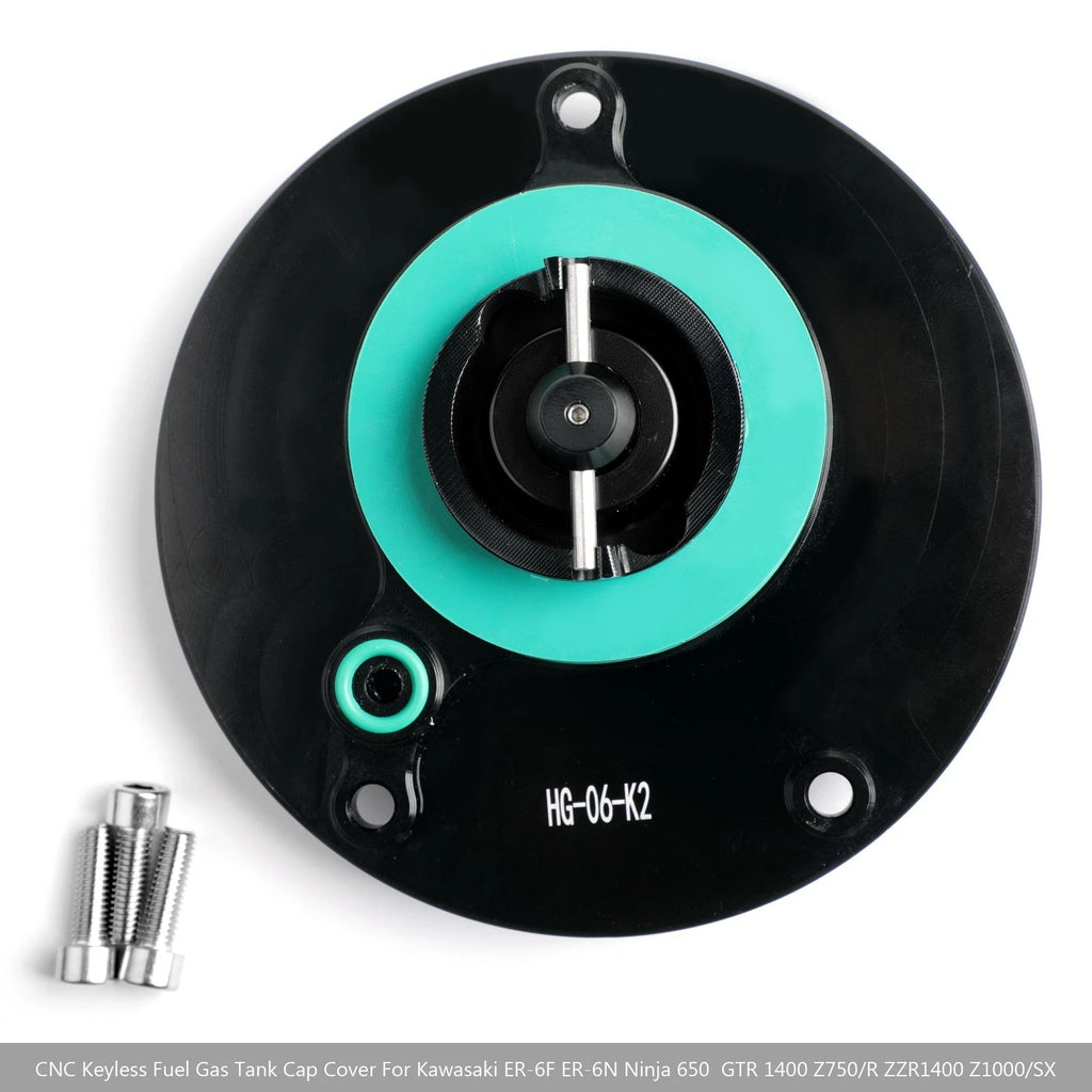 Quick Release Fuel Filler Cap for Kawasaki ZX6R ZX10R ZZR1400 Z750 Z800 Z1000