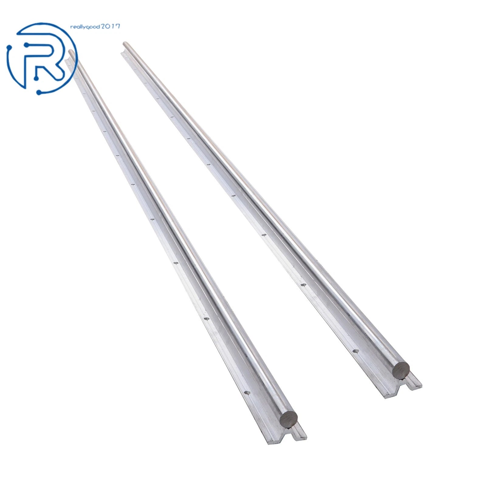 Set of 2 Linear Rails with 4 Bearing Blocks for Custom Applications