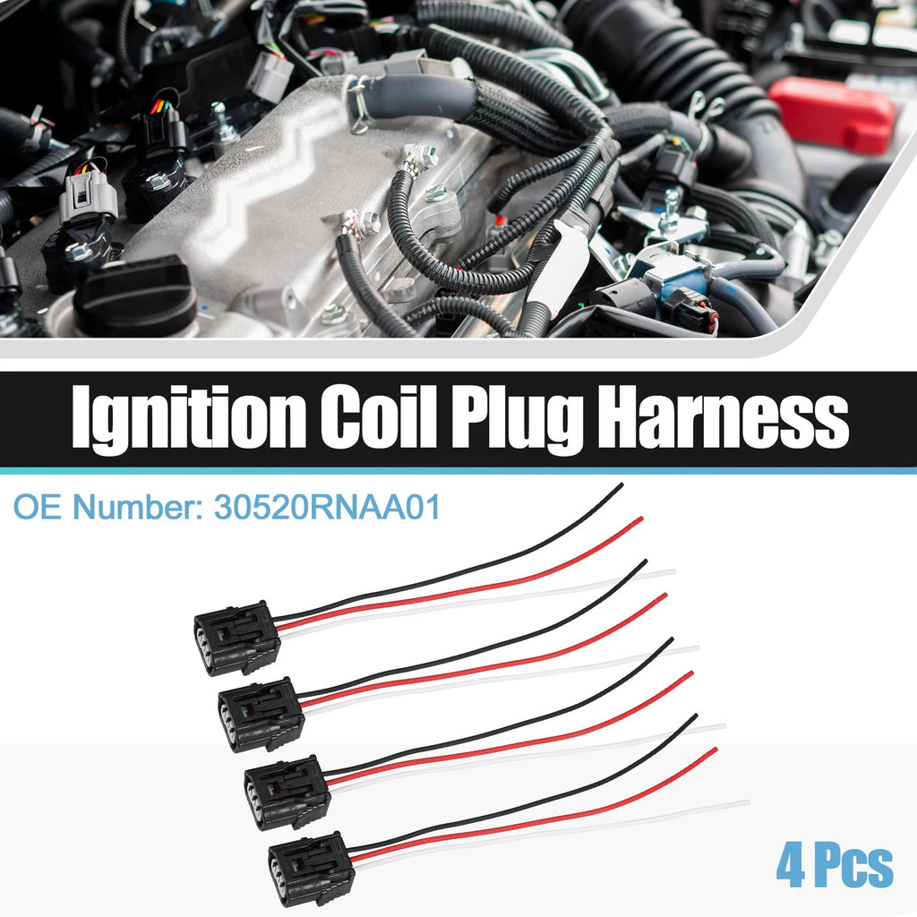 Set of 4 Ignition Coil Connectors for Honda CR-V (2015–2019) No. 30520RNAA01