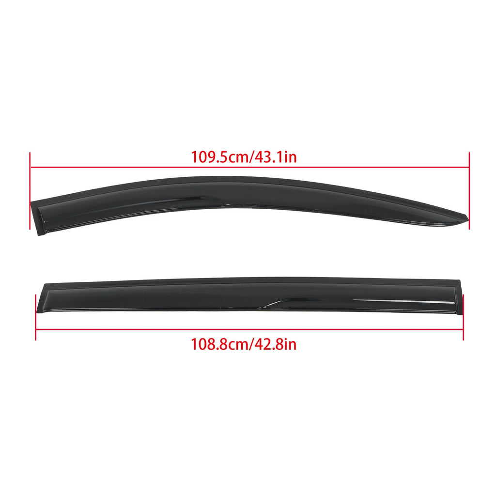 Set of 4 Window Visors for Toyota Sienna (2021–2024) Rain Guard Vent Shade