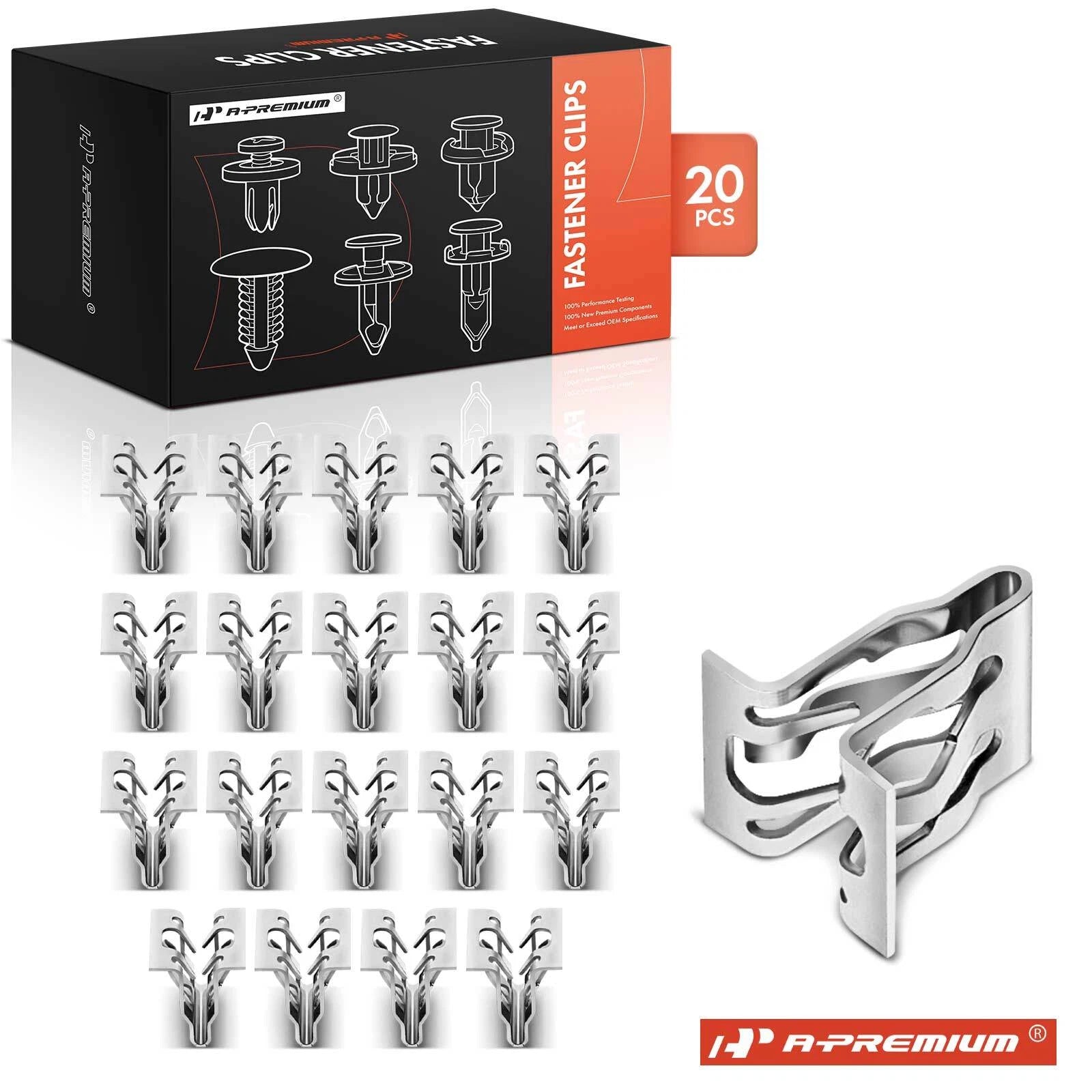 20Pcs Metal Screw Bezel & Scuff Plate Fastener for Chevy GMC
