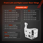 Lower Door Hinge Set for Chevy Silverado GMC Sierra (2007–2014)