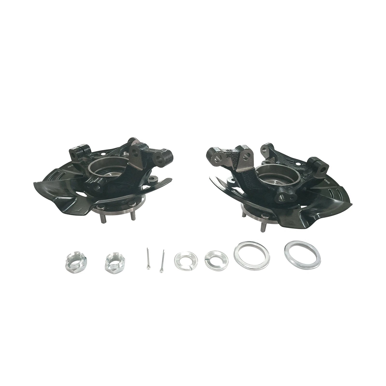 2X Front Steering Knuckle & Wheel Bearing Hub Assembly for Kia Optima (2011)