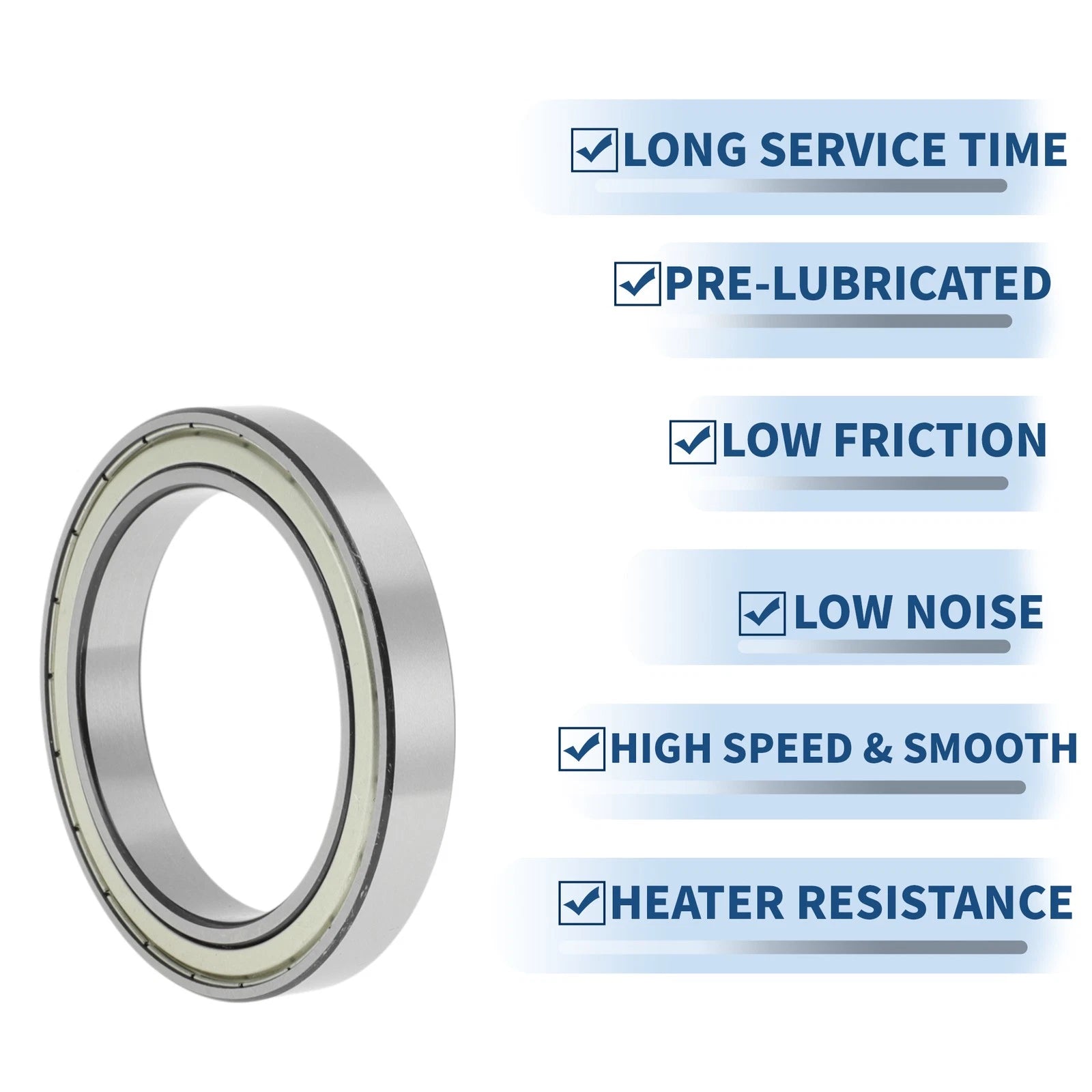 Deep Groove Ball Bearings 6916ZZ for Scooter Skateboard Wheel (80x110x16mm)