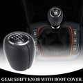 5 Speed Manual Gear Shifter Knob for Chevrolet Cruze (2008–2012) Black Leather