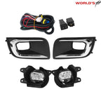 Pair LED Front Bumper Fog Lights for Toyota Sequoia (2018–2022)