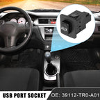 Car Auxiliary Plug Port Socket for Honda Pilot Accord Crosstour (2009–2015)