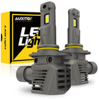 2X CANBUS 9012 LED Headlight Bulbs for High Low Beam (40000LM, 6500K)