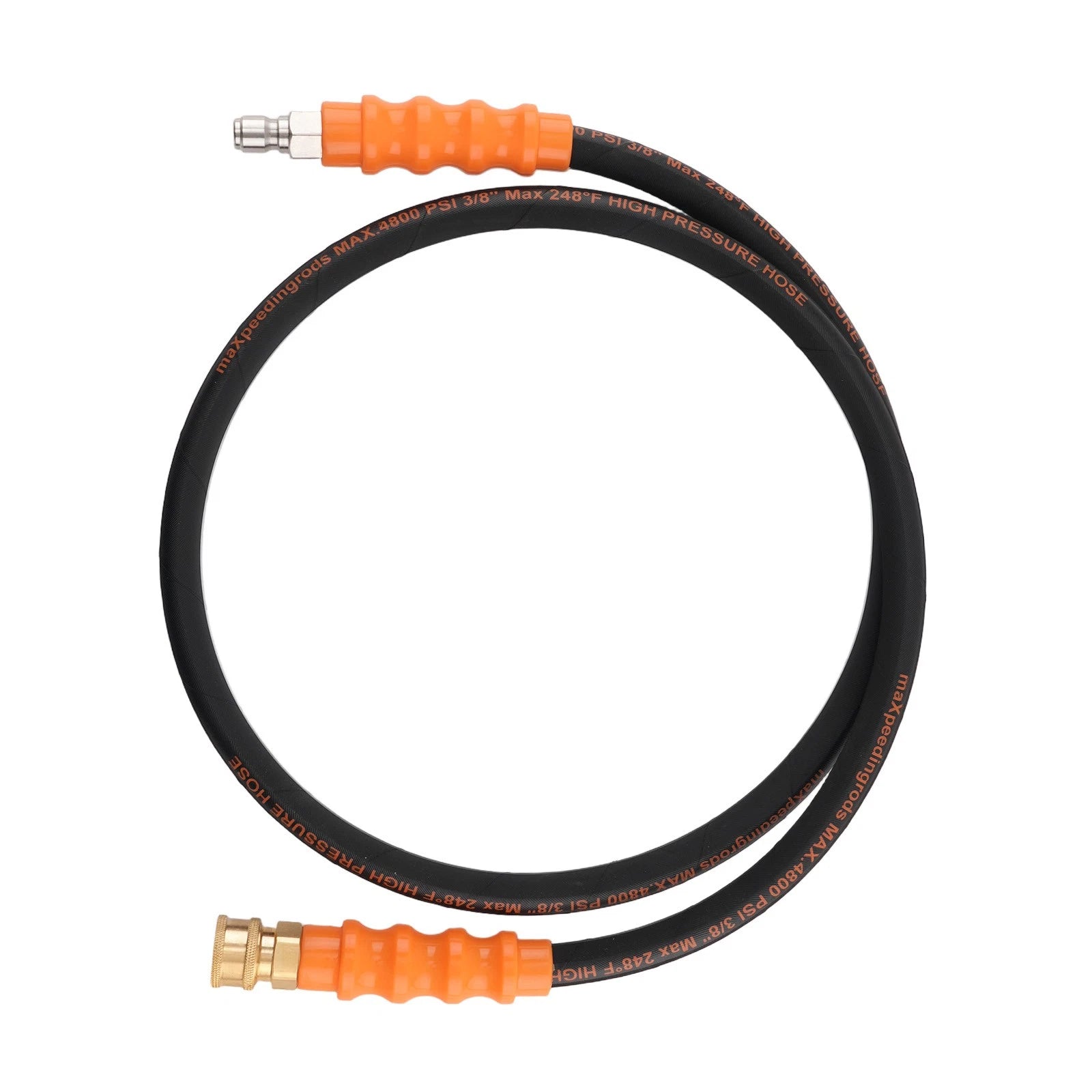 3/8" Quick Connect Pressure Hose for (5FT, 4800PSI)