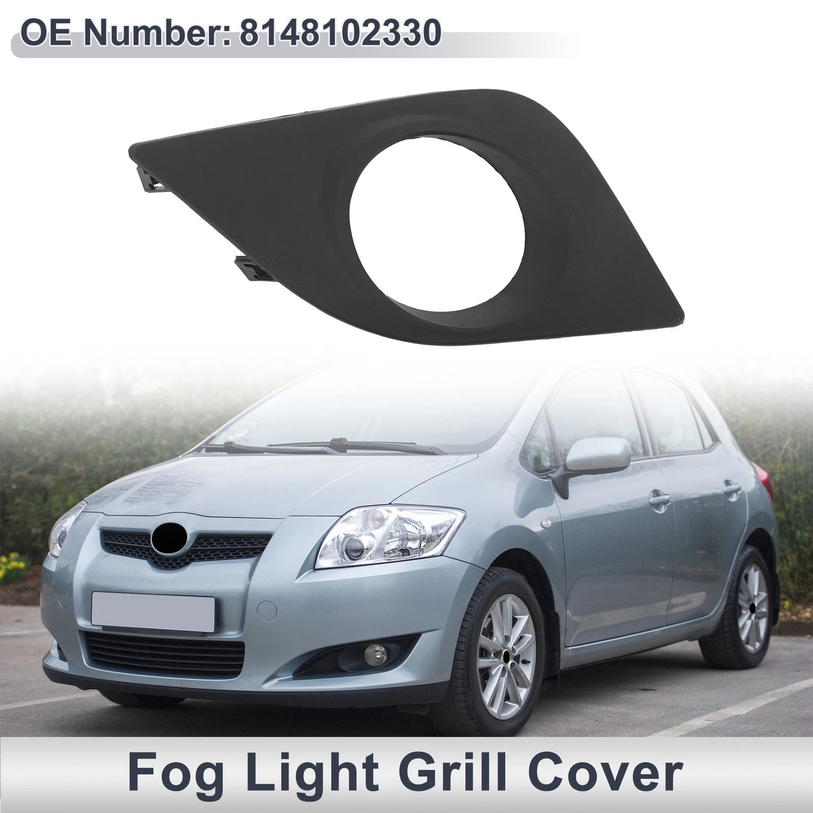 1 Pc Fog Light Grill for Toyota Corolla (2014–2016) No. 8148102330