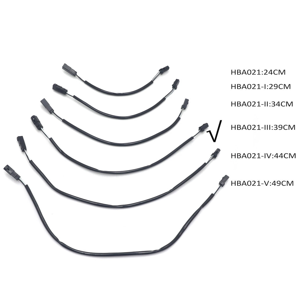 14" Heated Hand Grips Extension Wiring for Harley Softail/Touring (2016–2021)