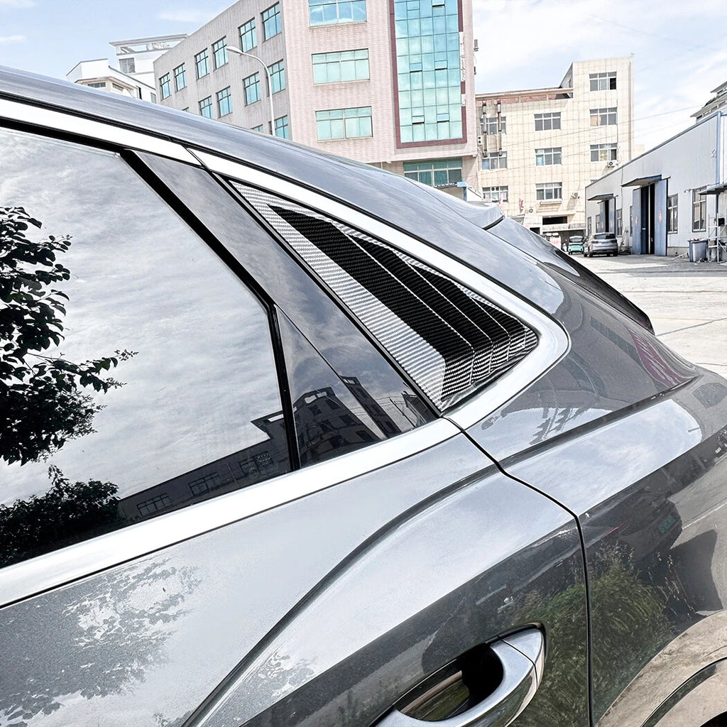 Rear Window Quarter Vent Louver Covers for Audi Q3 Sportback (2019–2024)
