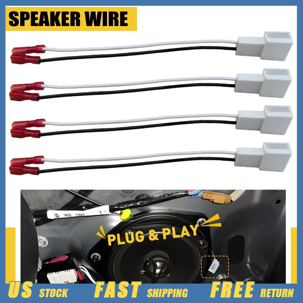 Speaker Wire Harness Plug for Scion xA, iQ, tC, xB, xD, FR-S, EV (2004–2016)
