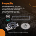 Timing Chain Kit for Chevy Tahoe (2000–2014) 12586665 12556582