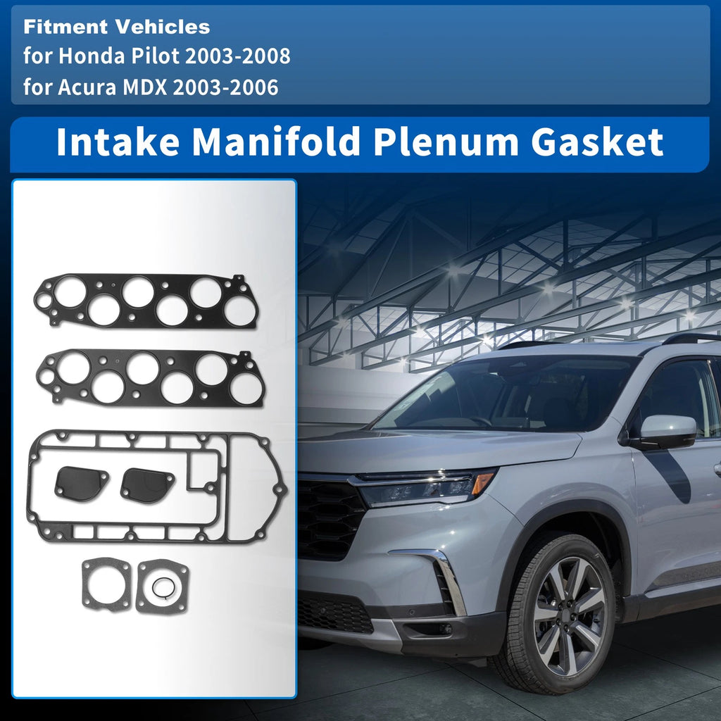 Lower & Upper Intake Manifold Plenum Gasket for Honda Pilot (2003–2008) MS964101
