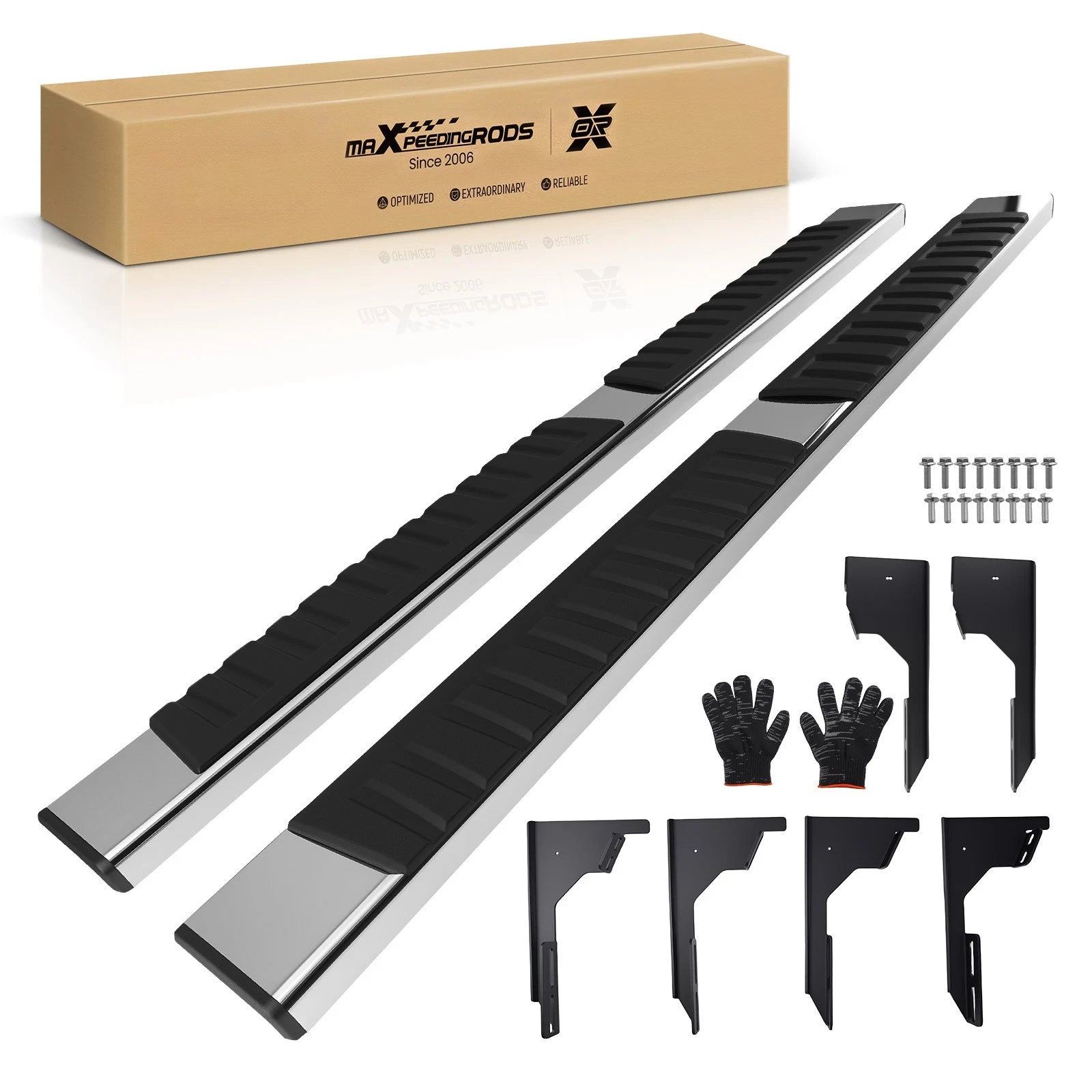Nerf Bar Side Step for Toyota Tacoma Access Cab (2005–2023) 6 Inch Stainless