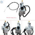 Carburetor and Throttle Cable for Kawasaki Bayou 220 250 (1988–2011)