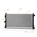 Aluminum Cooling Radiator DPI-13825 for Corolla Hatchback/UX200/UX250H (2019–2020)