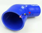2.5" to 3" 64mm - 76mm Silicone 45�� Elbow Reducer Hose for Car