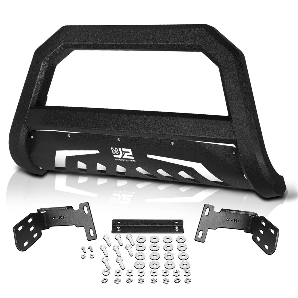 J2 Carbon Steel Bull Bar Front Bumper Grille Guard for Dodge Ram 1500-3500 (2002–2009)