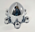 Wheel Hub Cap Chrome Spider Bullet Style for Chevrolet 6 Lug 5.5in (2003–2015)