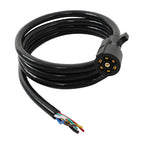 7-Way Trailer Extension Cord for RV Trailer (8 Ft)
