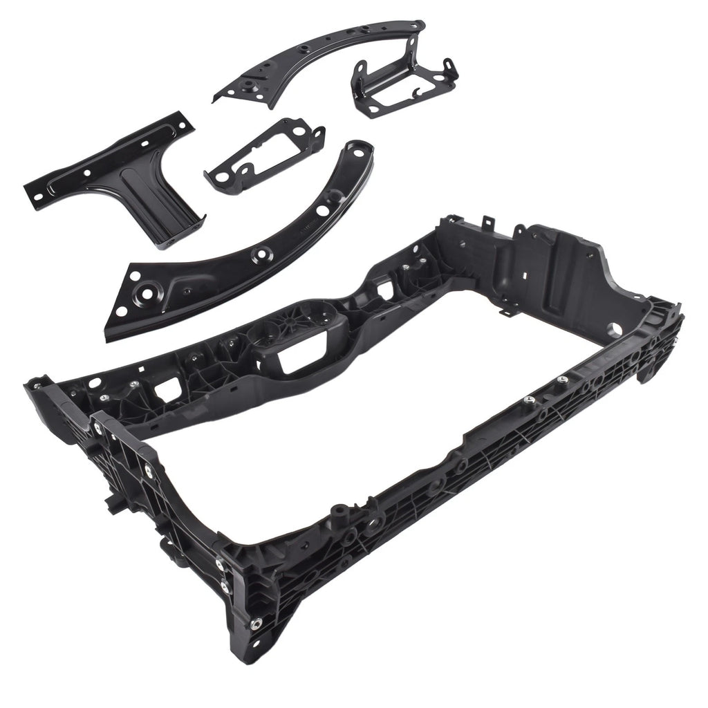 Radiator Core Support Set w/ Bracket for Honda Civic (2022–2025) - 6 Pieces Black