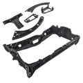 Radiator Core Support Set w/ Bracket for Honda Civic (2022–2025) - 6 Pieces Black