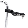 1-1/4" Chrome Black Short Angled Gear Skull Foot Pegs for Motorcycle