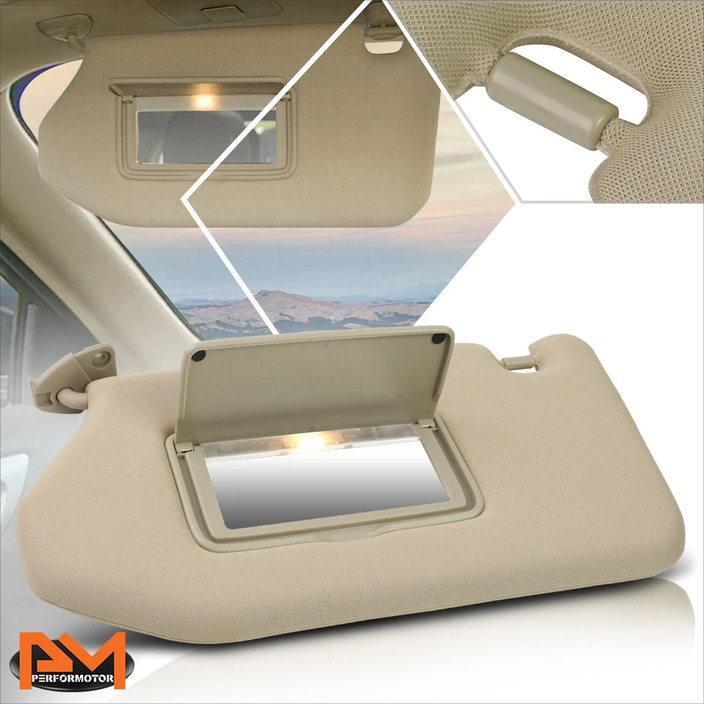 Driver Sun Visor w/Vanity Light for Nissan Pathfinder/Infiniti QX60 (2013–2014)