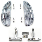 Chrome Dominator Leaf Floorboard Knob for Harley Touring (1993–Present)