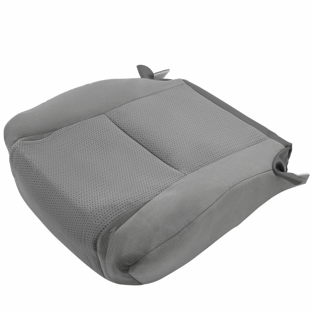 Driver Side Bottom Seat Cover for Toyota Tacoma (2005-2015) Gray Cloth