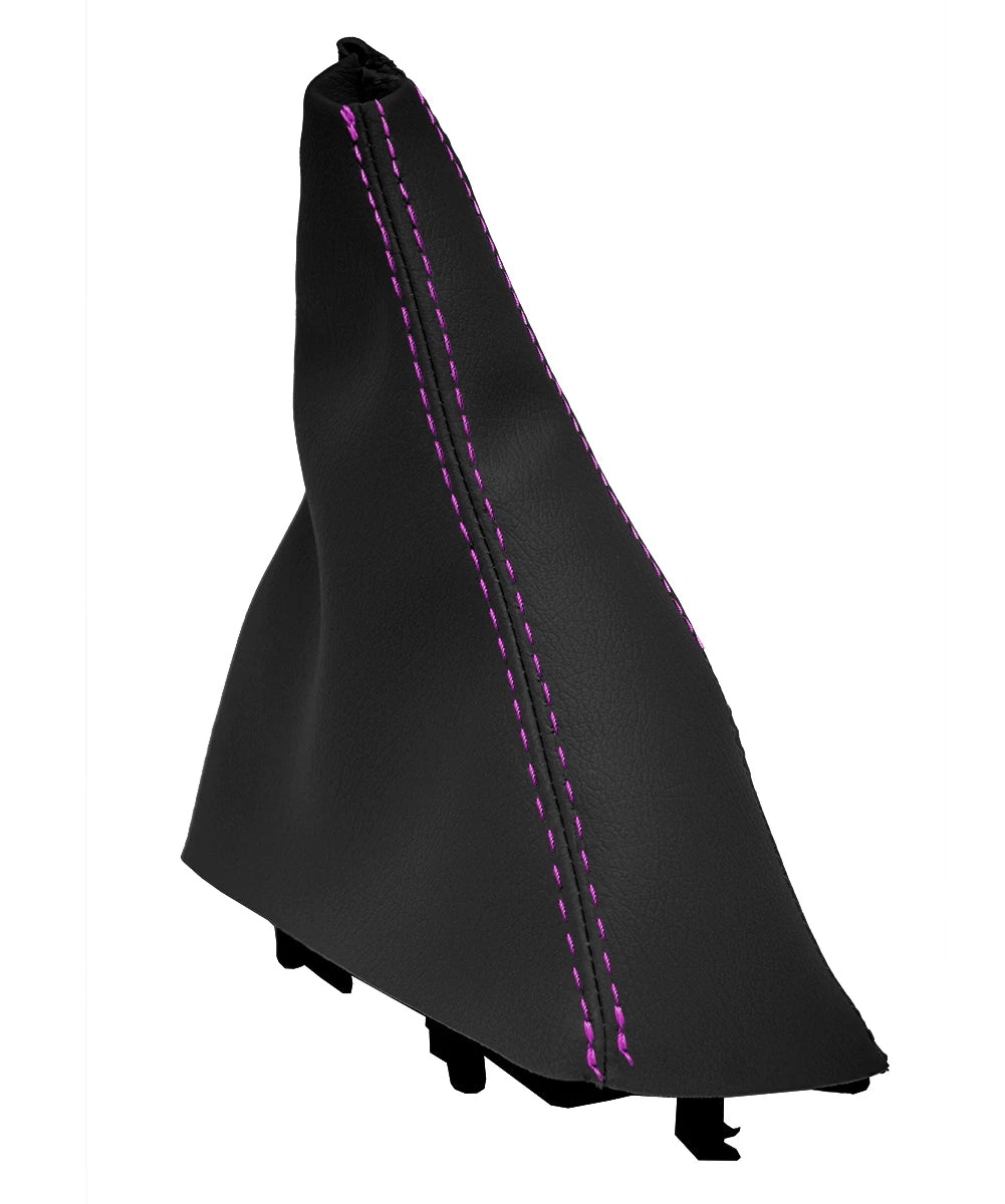Leather Manual Shift Boot Cover for Dodge Ram 1500 (2002–2008) Purple Stitch