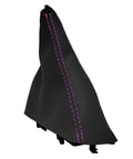 Leather Manual Shift Boot Cover for Dodge Ram 1500 (2002–2008) Purple Stitch
