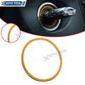 Gold Aluminum Engine Start Push Button Cover for Mercedes GLC GLE GLA (2016–2024)