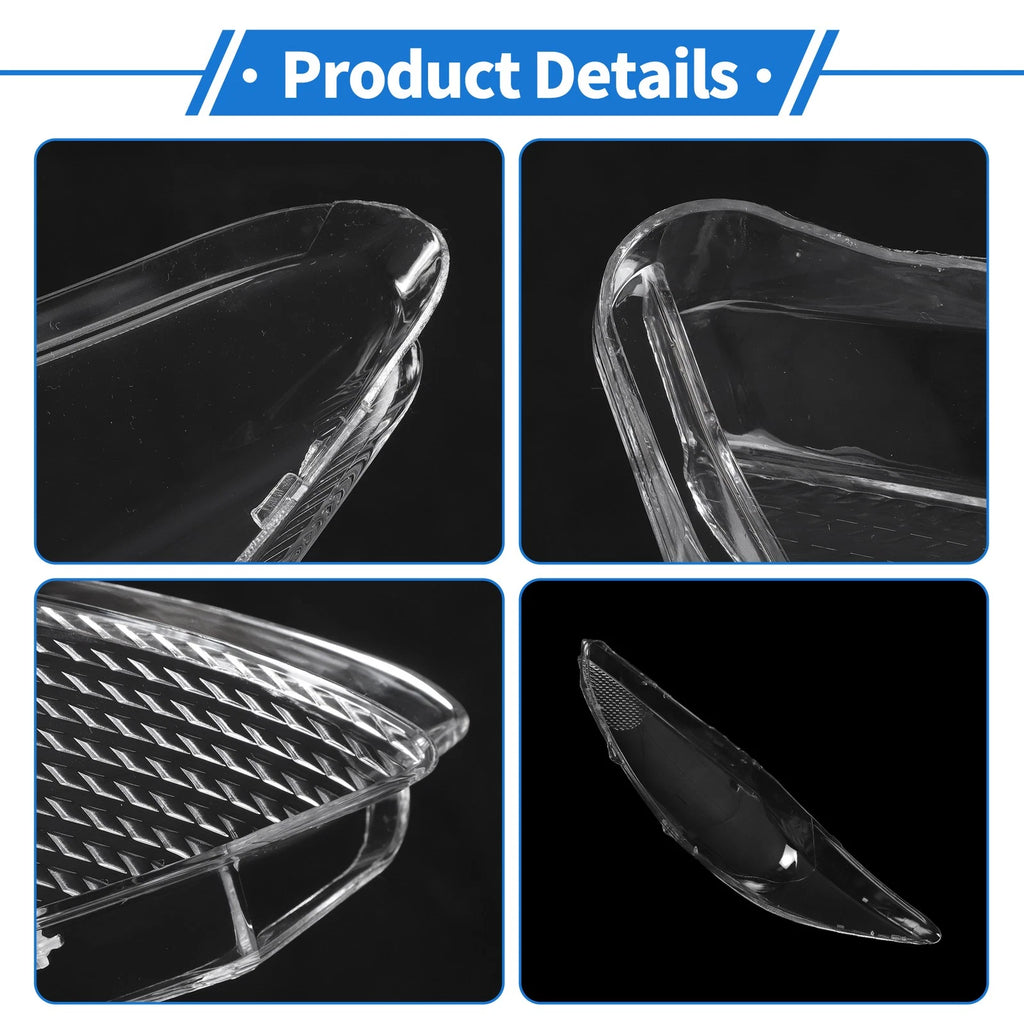 Headlight Lens Cover for Ford Fiesta (2009–2012) PC Clear
