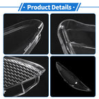 Headlight Lens Cover for Ford Fiesta (2009–2012) PC Clear
