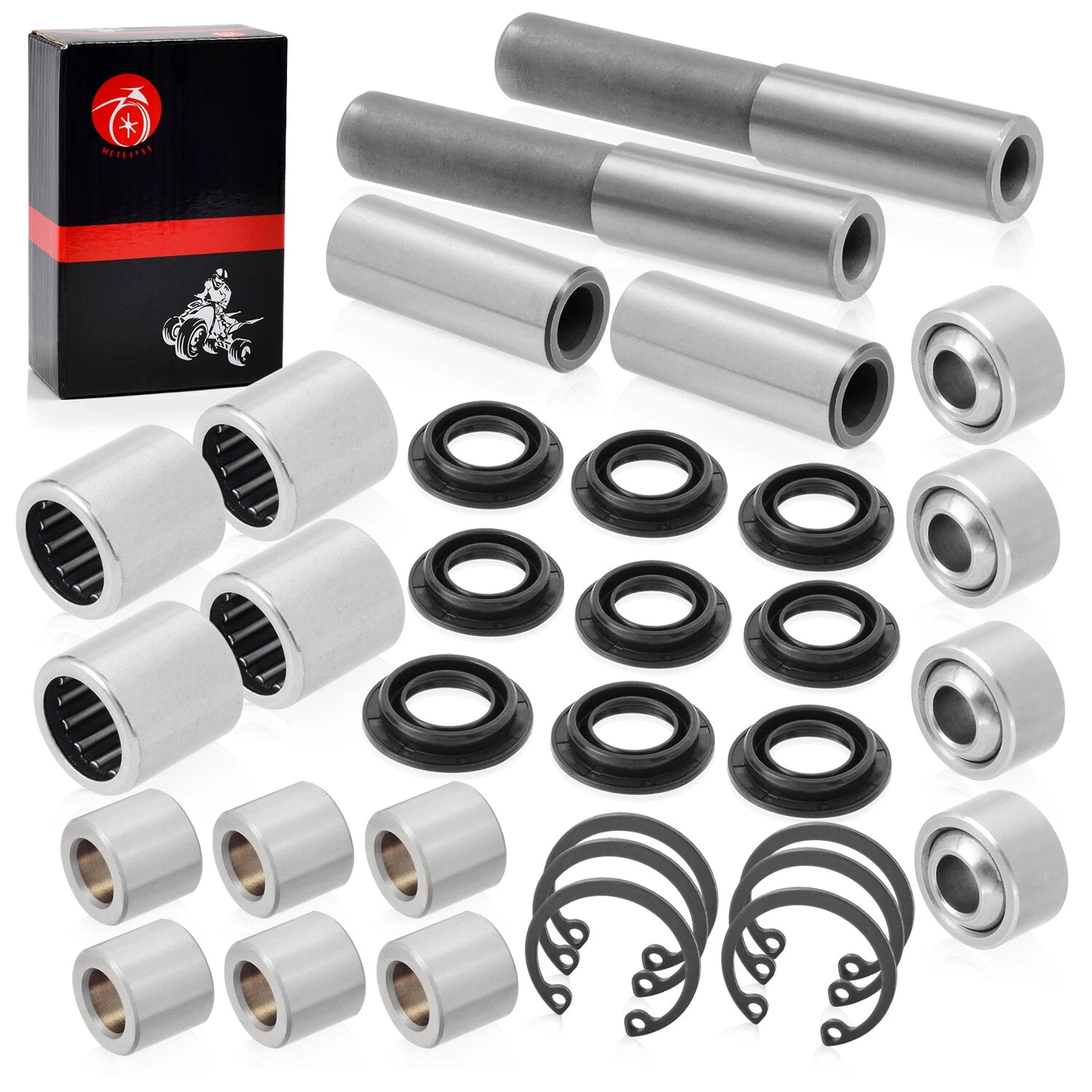Front Upper Lower Arm Bearing Bushing Seal for Kawasaki Brute Force (2003-2023)