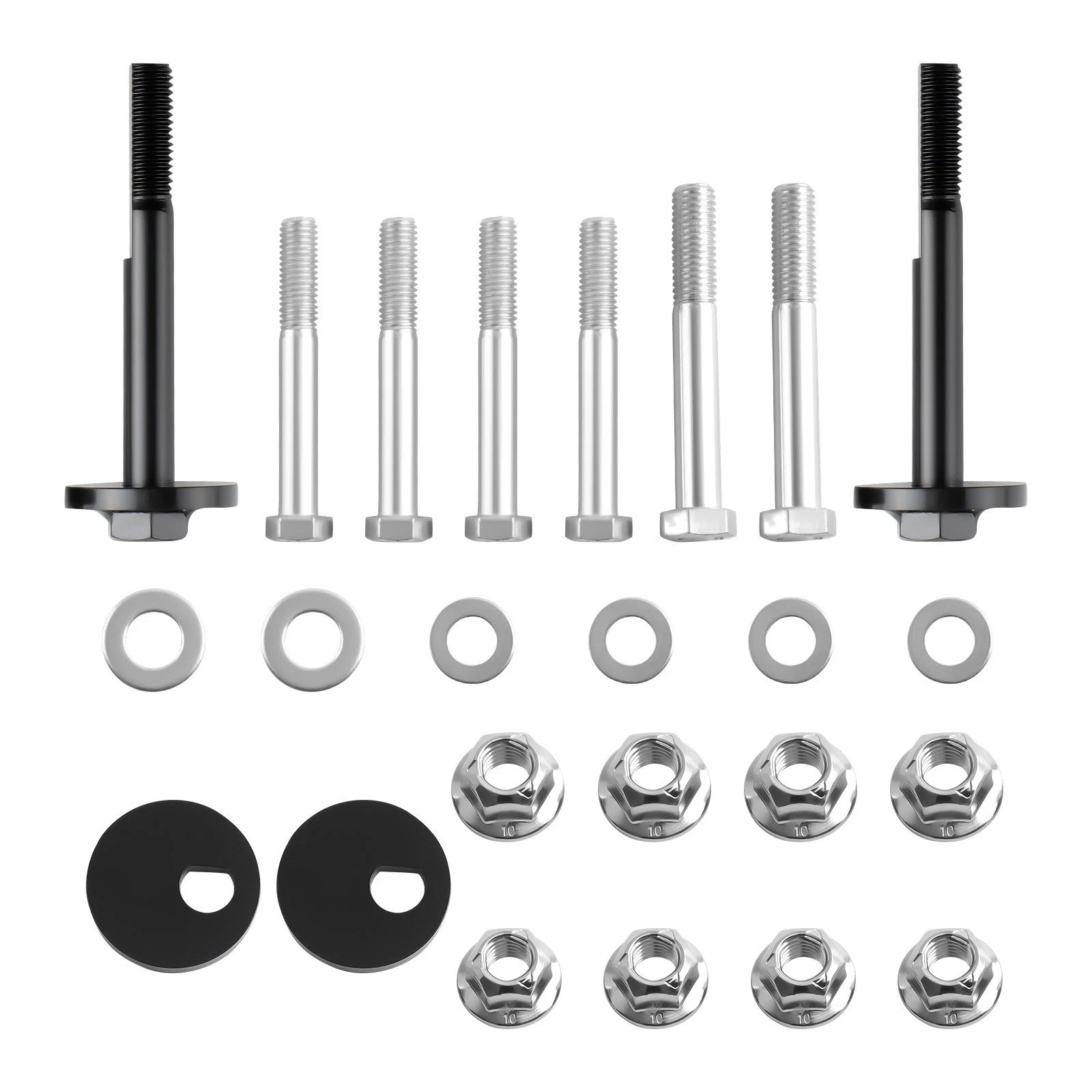 Complete Front Control Arms Cam Bolts & Hardware Kit for Dodge Ram 1994–1999