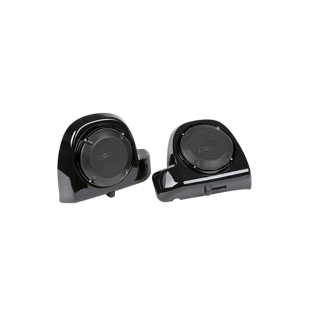 6.5" Lower Vented Fairing Pods with Speaker & Grills for Harley Touring (2014–2024)