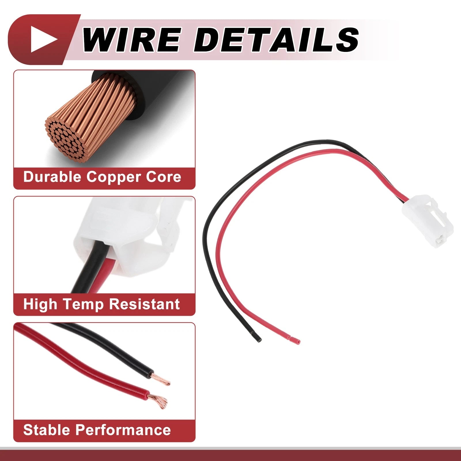 Set of 2 Backup Reverse Light Socket Wiring for Toyota Highlander (2006–2013) No. 9007560063