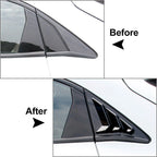 Rear Side Vent Window Louvers for Honda Civic Hatchback (2016-2021)
