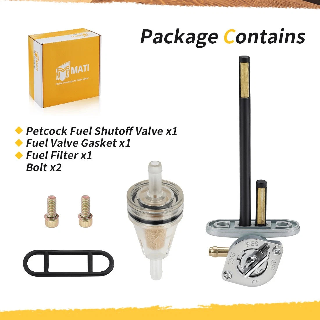 Aluminum Fuel Valve Petcock for Polaris Magnum 425 (1995–1998)