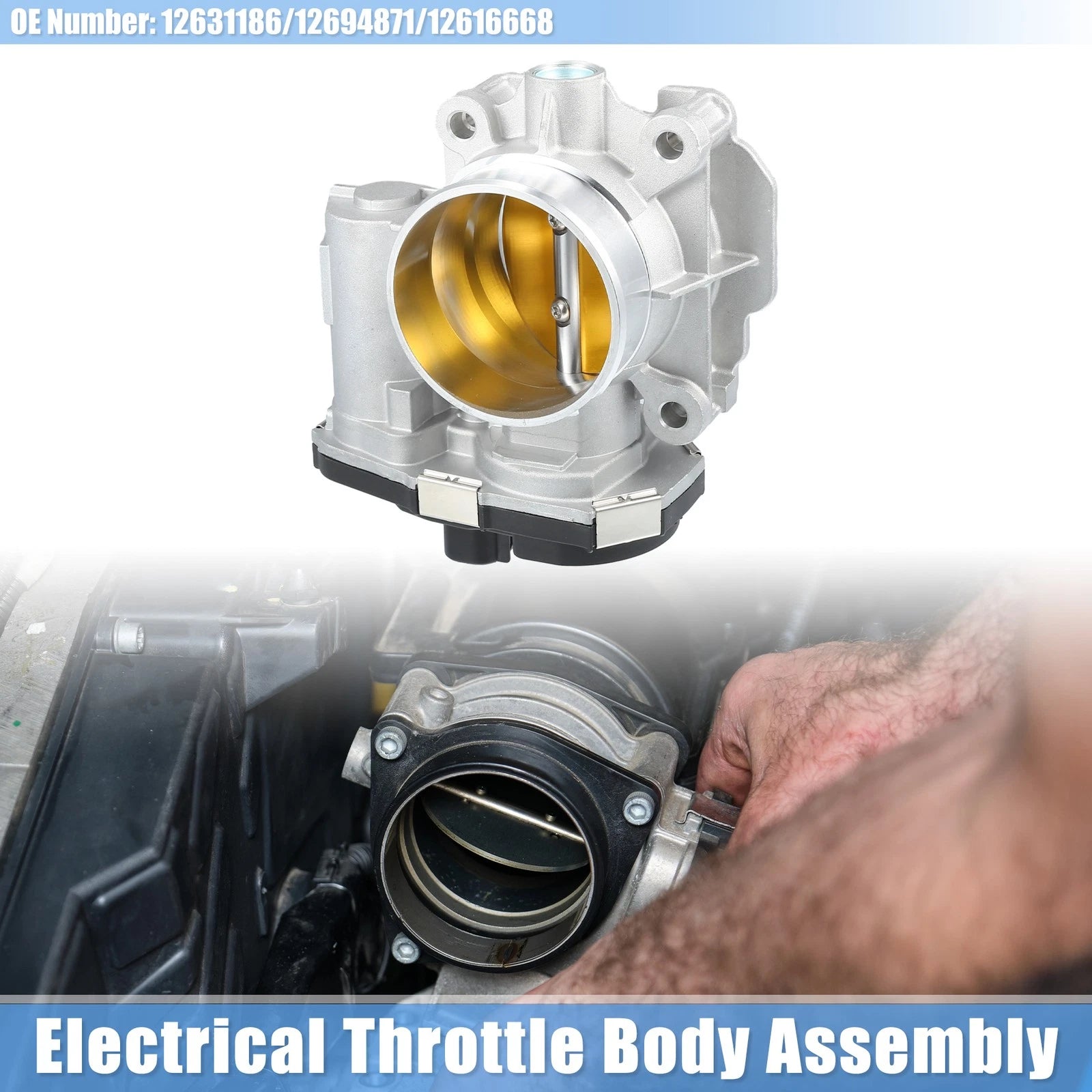 Electronic Throttle Body Assembly No. 12631186 for Chevrolet Malibu (2008–2012)