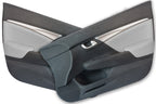 Front Insert Door Panel for Honda Civic Sedan (2012–2015) Gray Leather Synthetic