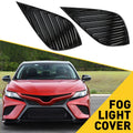 2Pcs Front Bumper Fog Light Covers Bezel for Toyota Camry SE XSE (2018–2020)