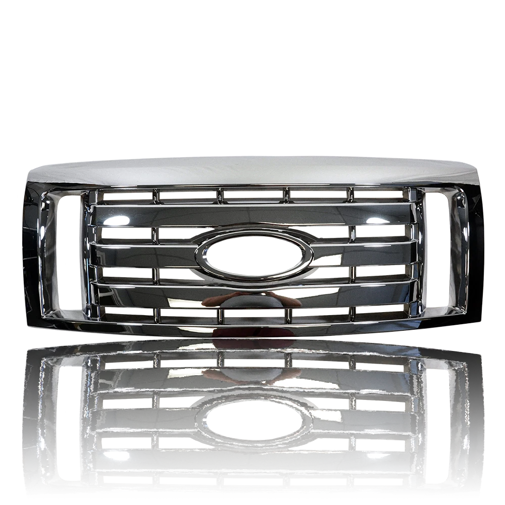 Chrome ABS Grille Overlay Replacement for Ford F-150 XL (2009–2012)